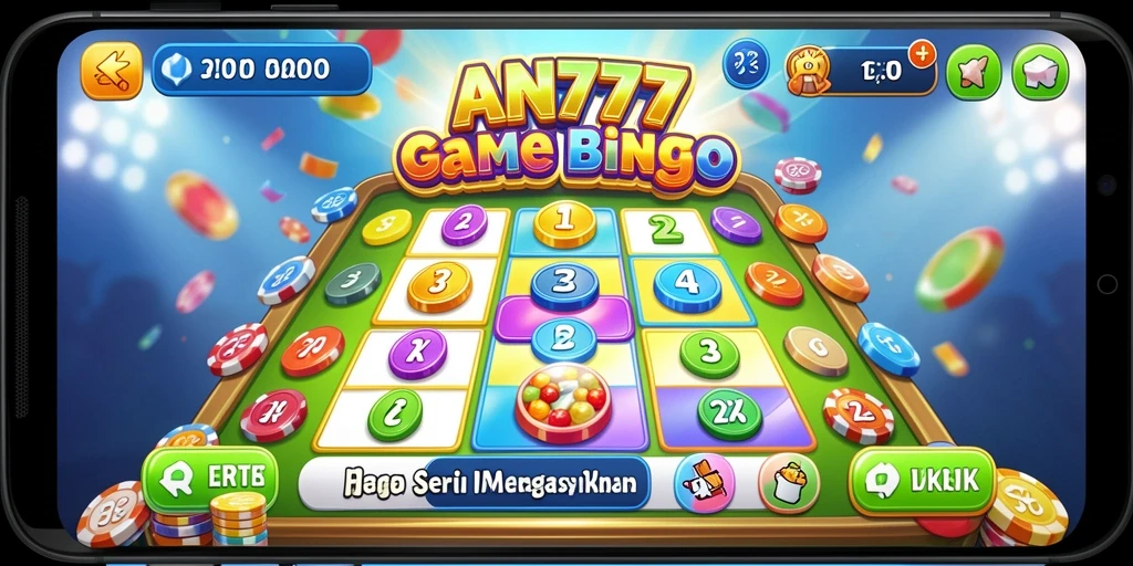Tampilan gameplay Bingo yang seru dan interaktif di AN777.