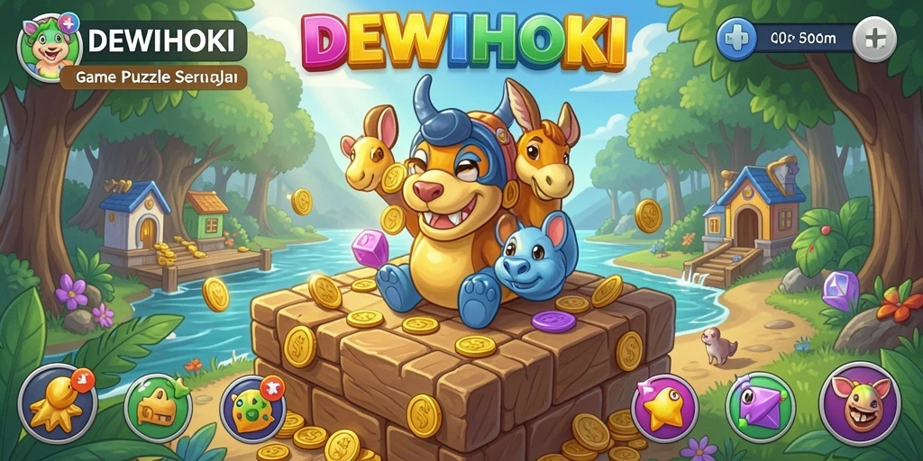 Tangkapan layar gameplay DEWIHOKI menampilkan tantangan puzzle yang menarik.