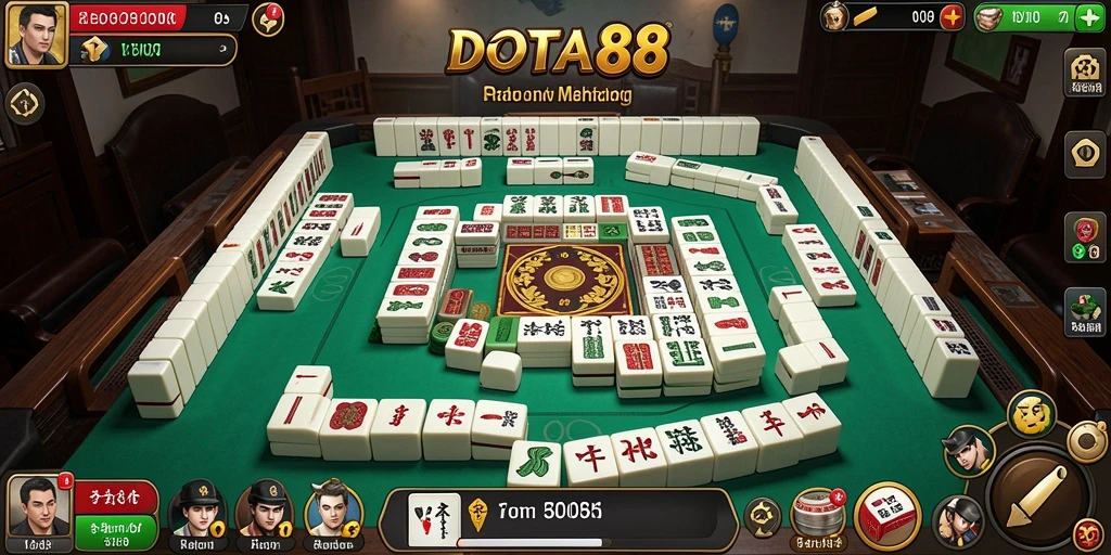 Screenshot DOTA88 menampilkan momen seru bermain Mahjong.