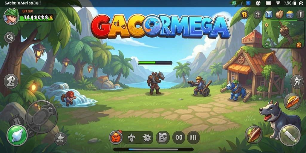 Menampilkan gameplay seru dan interaktif dari GACORMEGA.