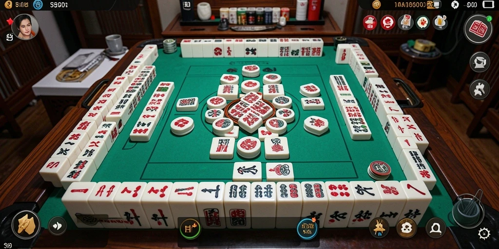 Tampilan gameplay S80 dengan grafis Mahjong yang menawan.