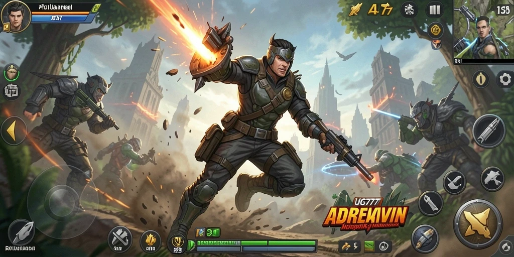 Tampilan gameplay UG777 yang mendebarkan dan penuh aksi.